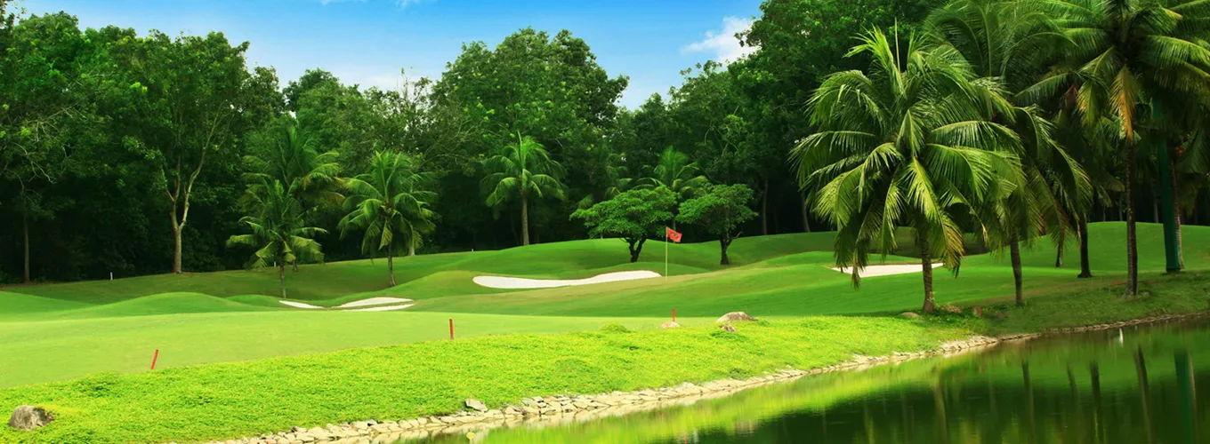 Mature tree-lined fairway at Vietnam Golf & Country Club (Thu Duc Golf Course) in Ho Chi Minh City